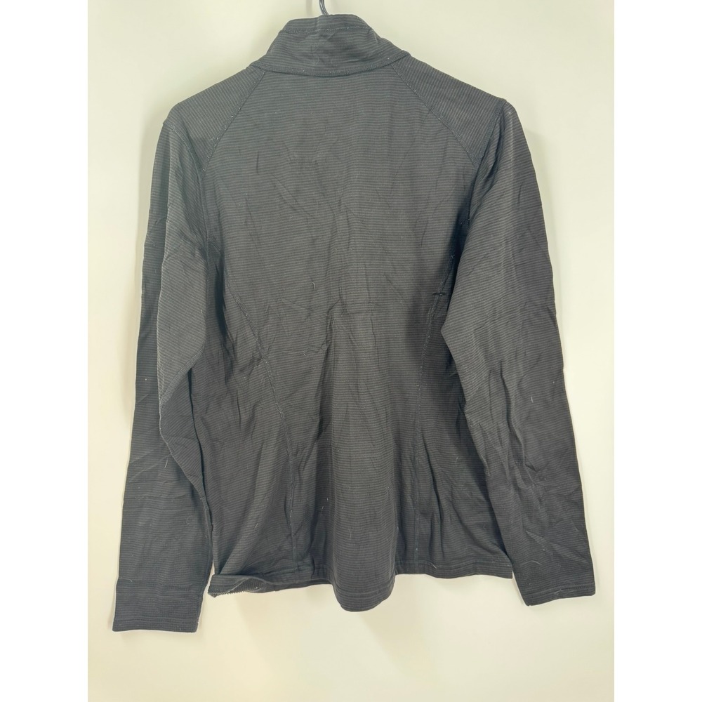 The North Face Women's Large Black Pullover Top Quarter Zip Athletic Long Sleeve - Picture 2 of 8